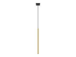 Lámparas colgantes Brill moderno de acero - 1 fuentes luminosas 4000K - L.8 x A.100 cm - brillo dorado