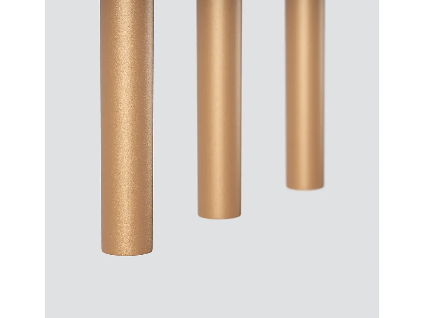 Lámparas colgantes Brill moderno de acero - 3 fuentes luminosas 4000K - L.30 x A.115 cm - dorado
