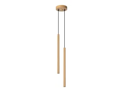 Lámparas colgantes Brill moderno de acero - 2 fuentes luminosas 3000K - L.15 x A.118 cm - dorado