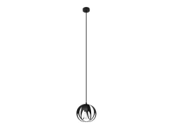 Lámparas colgantes Brive moderno de acero - 1 fuentes luminosas 4000K - L.16 x A.125 cm - negro