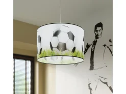 Lámparas colgantes Calcio c moderno de CLORURO DE POLIVINILO - 1 fuentes luminosas 4000K - L.40 x A.82 cm - blanco/negro/verde