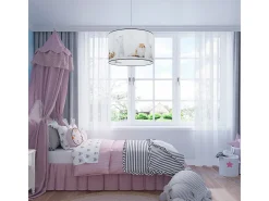 Lámparas colgantes Chat moderno de CLORURO DE POLIVINILO - 1 fuentes luminosas 3000K - L.30 x A.95 cm - multicolor