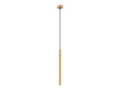 Lámparas colgantes Elara moderno de acero - 1 fuentes luminosas 3000K - L.8 x A.120 cm - dorado