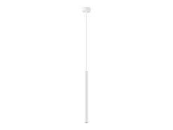 Lámparas colgantes Elara moderno de acero - 1 fuentes luminosas 3000K - L.8 x A.120 cm - blanco