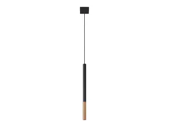 Lámparas colgantes Flar moderno de acero - 1 fuentes luminosas 3000K - L.8 x A.100 cm - negro/cobre