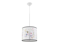 Lámparas colgantes Gufo moderno de CLORURO DE POLIVINILO - 1 fuentes luminosas 3000K - L.40 x A.82 cm - multicolor