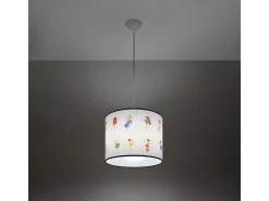 Lámparas colgantes Hada moderno de CLORURO DE POLIVINILO - 1 fuentes luminosas 4000K - L.30 x A.95 cm - multicolor