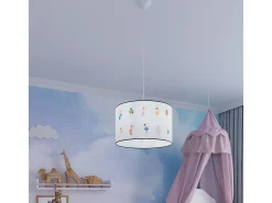 Lámparas colgantes Hada moderno de CLORURO DE POLIVINILO - 1 fuentes luminosas 4000K - L.30 x A.95 cm - multicolor