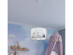 Lámparas Colgantes Koty Moderno De Cloruro De Polivinilo - 1 Fuentes Luminosas - L.40 X A.95 Cm - Multicolor
