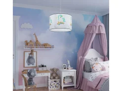 Lámparas colgantes Lincrone moderno de CLORURO DE POLIVINILO - 1 fuentes luminosas 3000K - L.40 x A.95 cm - multicolor