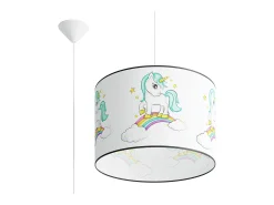 Lámparas colgantes Lincrone moderno de CLORURO DE POLIVINILO - 1 fuentes luminosas 3000K - L.40 x A.95 cm - multicolor