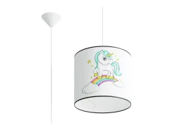 Lámparas colgantes Lincrone moderno de CLORURO DE POLIVINILO - 1 fuentes luminosas 3000K - L.30 x A.95 cm - multicolor