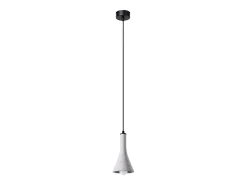 Lámparas colgantes Lum moderno de concreto - 1 fuentes luminosas 3000K - L.12 x A.125 cm - gris