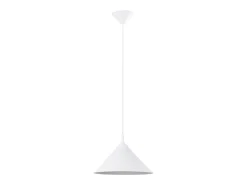 Lámparas colgantes Paloa escandinavo de acero - 1 fuentes luminosas 4000K - L.30 x A.76 cm - blanco