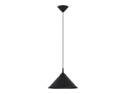 Lámparas colgantes Paloa escandinavo de acero - 1 fuentes luminosas 3000K - L.30 x A.76 cm - negro