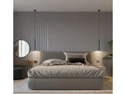 Lámparas Colgantes Pastelo Moderno De Acero - 5 Fuentes Luminosas - L.25 X A.110 Cm - Negro