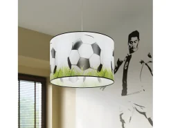 Lámparas Colgantes Piłka Moderno De Cloruro De Polivinilo - 1 Fuentes Luminosas - L.40 X A.82 Cm - Blanco/Negro/Verde