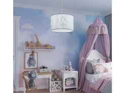Lámparas colgantes Prinesa moderno de CLORURO DE POLIVINILO - 1 fuentes luminosas 4000K - L.30 x A.95 cm - multicolor