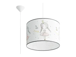 Lámparas colgantes Prinesa moderno de CLORURO DE POLIVINILO - 1 fuentes luminosas 4000K - L.40 x A.95 cm - multicolor