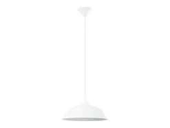 Lámparas colgantes Quarix escandinavo de acero - 1 fuentes luminosas 4000K - L.34 x A.74 cm - blanco