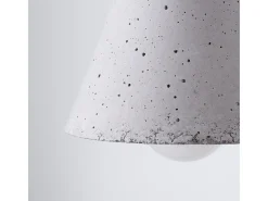 Lámparas Colgantes Rea Moderno De Concreto - 1 Fuentes Luminosas - L.12 X A.125 Cm - Gris