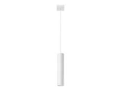 Lámparas colgantes Toris moderno de acero - 1 fuentes luminosas 3000K - L.8 x A.100 cm - blanco