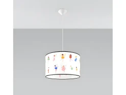 Lámparas Colgantes Wróżki Moderno De Cloruro De Polivinilo - 1 Fuentes Luminosas - L.40 X A.95 Cm - Multicolor