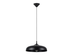 Lámparas colgantes Zinta escandinavo de acero - 1 fuentes luminosas 3000K - L.38 x A.74 cm - negro