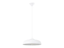 Lámparas colgantes Zinta escandinavo de acero - 1 fuentes luminosas 4000K - L.38 x A.74 cm - blanco