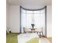 Lámparas colgantes Zynex moderno de acero - 3 fuentes luminosas 3000K - L.34 x A.115 cm - blanco