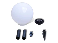 Lámparas de camino de jardín 2 uds LED 30 cm con pincho ES309183