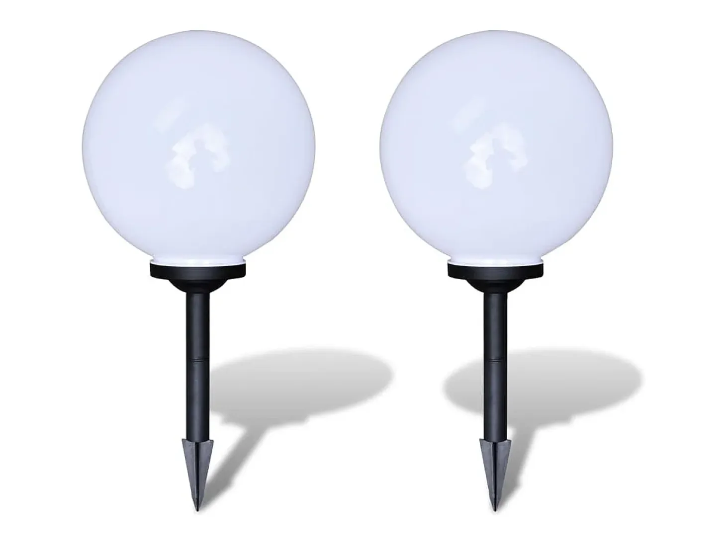 Lámparas de camino de jardín 2 uds LED 30 cm con pincho ES309183