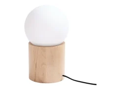 Lámparas de escritorio Lust moderno de madera - 1 fuentes luminosas 4000K - L.12 x A.21 cm - madera natural