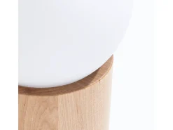 Lámparas de escritorio Lust moderno de madera - 1 fuentes luminosas 3000K - L.12 x A.21 cm - madera natural
