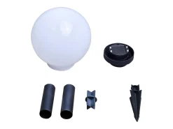 Lámparas de jardín para camino 4 uds con pica de tierra 30 cm ES648103