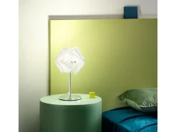 Lámparas de mesa Agnese blanco 1XE14 max 1X42W IP20 - Aplique LED de diseño moderno - Casquillo E14