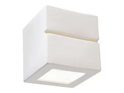 Lámparas de pared Astra line moderno de cerámica - 1 fuentes luminosas 3000K - L.14 x A.14 cm - blanco