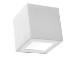 Lámparas de pared Astra moderno de cerámica/vidrio - 1 fuentes luminosas 3000K - L.14 x A.14 cm - blanco