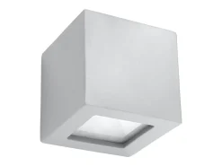 Lámparas de pared Astra moderno de cerámica/vidrio - 1 fuentes luminosas 4000K - L.14 x A.14 cm - gris