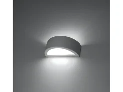 Lámparas De Pared Atena Moderno De Cerámica - 1 Fuentes Luminosas - L.20 X A.10 Cm - Blanco