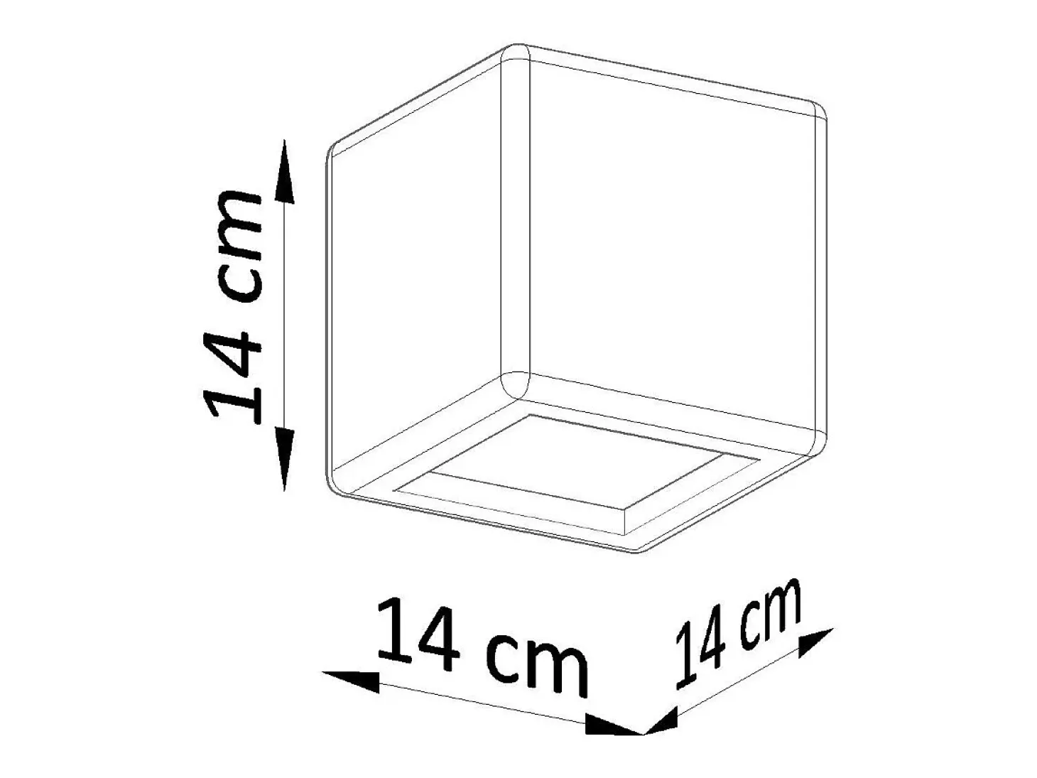 Lámparas de pared Beais moderno de cerámica - 1 fuentes luminosas 3000K - L.14 x A.14 cm - blanco