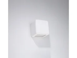 Lámparas de pared Beais moderno de cerámica - 1 fuentes luminosas 3000K - L.14 x A.14 cm - blanco
