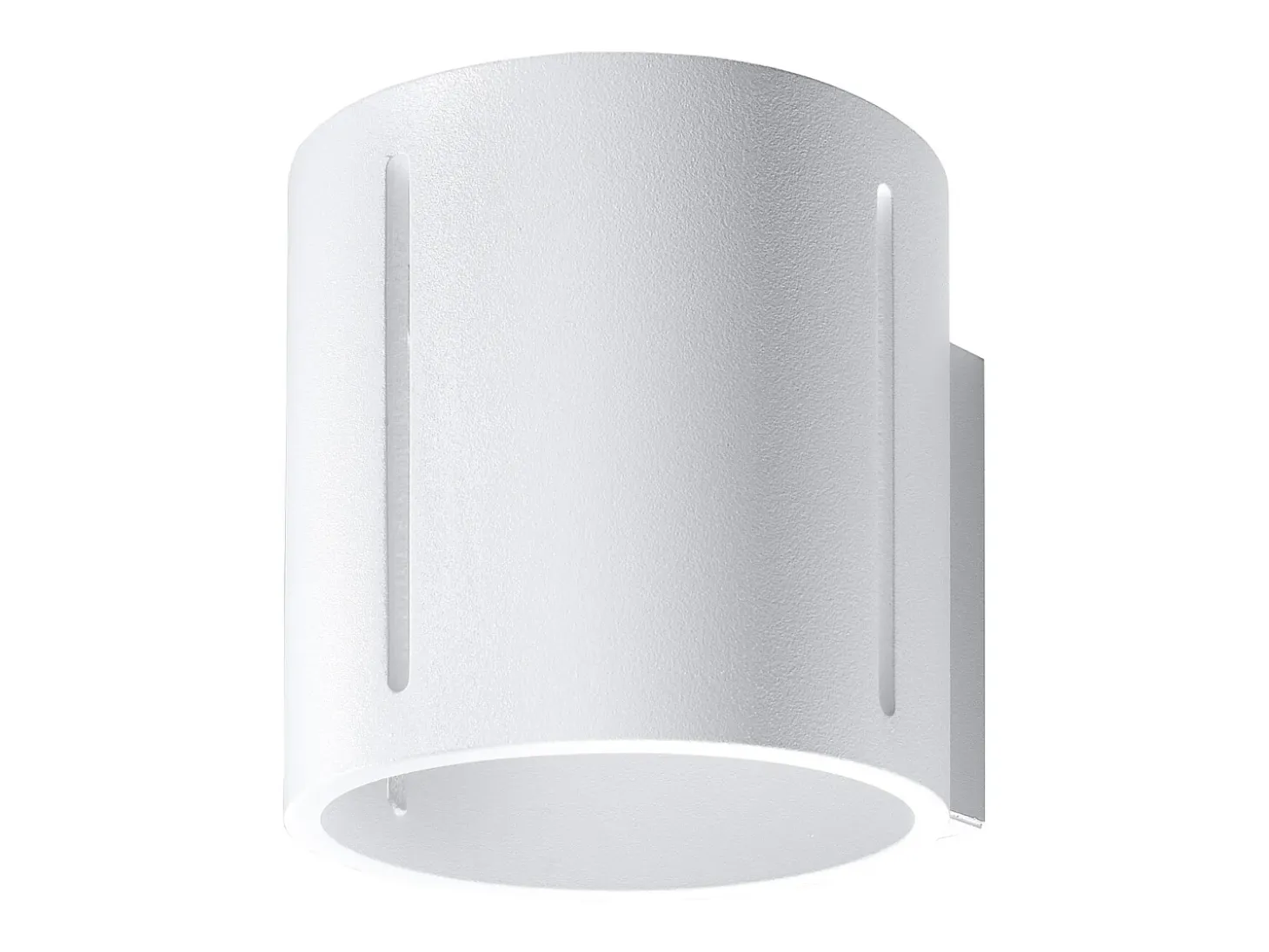 Lámparas de pared Brich moderno de aluminio - 1 fuentes luminosas 4000K - L.10 x A.10 cm - blanco