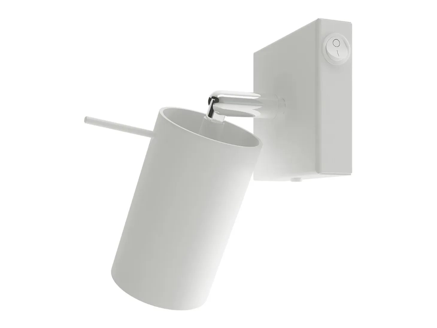 Lámparas de pared Briix moderno de acero - 1 fuentes luminosas 3000K - L.8 x A.16 cm - blanco