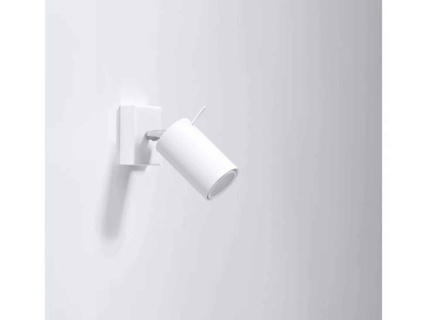 Lámparas de pared Briix moderno de acero - 1 fuentes luminosas 3000K - L.8 x A.16 cm - blanco