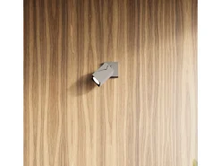 Lámparas de pared Briow moderno de acero - 1 fuentes luminosas 3000K - L.8 x A.8 cm - gris
