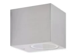 Lámparas de pared cúbicas para exteriores 2 piezas ES584795