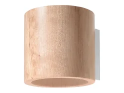 Lámparas de pared Celeris escandinavo de madera - 1 fuentes luminosas 4000K - L.10 x A.10 cm - madera natural