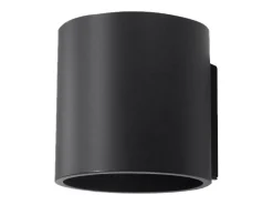 Lámparas de pared Celeris moderno de aluminio - 1 fuentes luminosas 4000K - L.10 x A.10 cm - negro