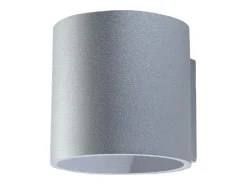 Lámparas de pared Celeris moderno de aluminio - 1 fuentes luminosas 4000K - L.10 x A.10 cm - gris